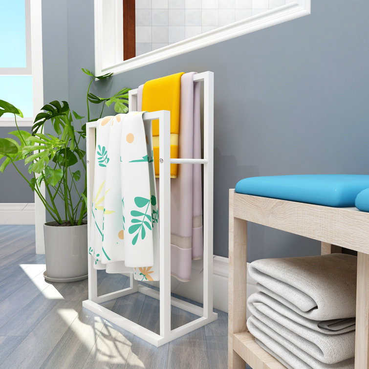 Free Standing Towel Rack & Reviews Wayfair